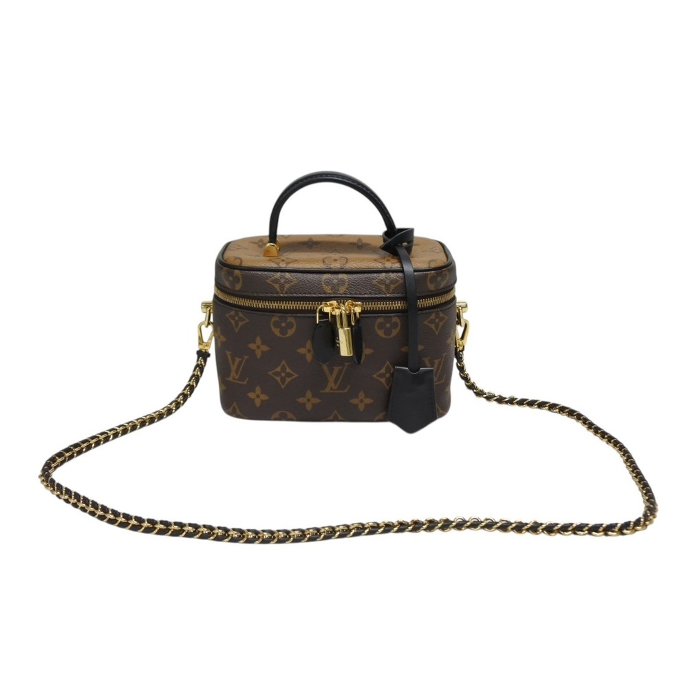 LOUIS VUITTON Vanity NV Shoulder Bag Monogram Reverse Leather